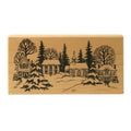 Artémio Wooden Stamp Christmas Landscape