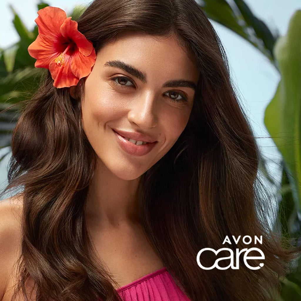 Avon Care Full Volume 2-in-1 Shampoo & Conditioner Infused with raspberry extract and hibiscus scent